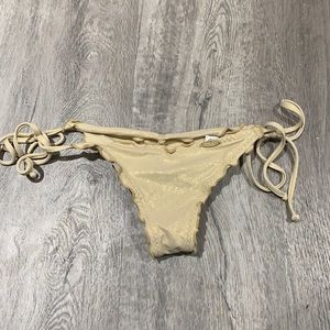 Luli fama gold/sparkle bikini bottom